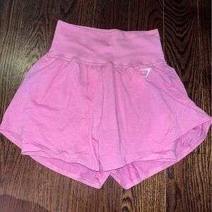 Gymshark Pink Athletic Shorts High-Rise Lightweight